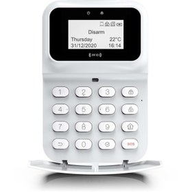 Resim OPAX SZR-77 KABLOSUZ KEYPAD /TUŞ TAKIMI LİTYUM PİLLİ ( OPAX MARKALI ALARM PANELLERİNİ DESTEKLER) 