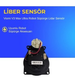 Resim Ümit Maker Viomi V3 Max Ultra Robot Süpürge Lidar Sensör 