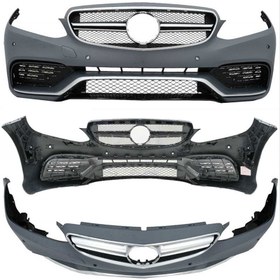 Resim Mercedes W212 E63 Uyumlu Ön Tampon Set (2013-2015) 