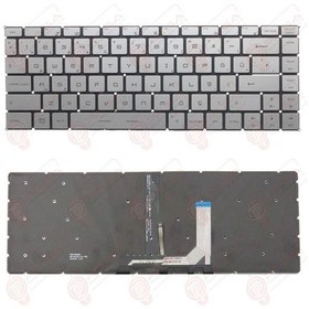 Resim MSI Uyumlu Modern 14 A10RB-475TR Klavye Tuş Takımı Işıklı Gümüş Türkçe 