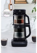 Resim Karaca Robotea Pro 4 in 1 Konuşan Renkli Camlı Çay Makinesi 