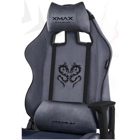Resim Rio Balerion Antrasit Gri Kadife Terletmez Kumaş Gaming Oyuncu Koltuğu Gri 