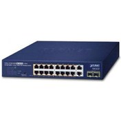 Resim Planet PL-GSD-2022P 16 Port Gigabit Poe 2 Port Sfp 2 Port Gigabit Switch 