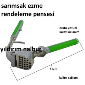 Resim Sarımsak Ezme Pensesi Sarmısak Ezici Çekirdek Ayıklama 