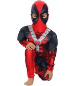 Resim Deadpool Kaslı Çocuk Kostümü Çok Renkli 