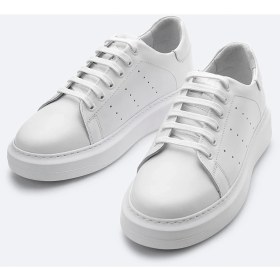 Resim AVVA Erkek Beyaz %100 Deri Esnek Taban Hafif Casual Ayakkabı B008000 