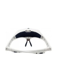 Resim 5 Lensli 2 Led Işıklı Ayarlanabilir Gözlük Tipi Büyüteç - 1.0x - 3.5x Zoom - Üstün Kalite 