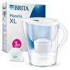 Resim Brita Marella XL 3x Maxtra Pro All-In-1 Filtreli Beyaz Su Arıtma Sürahisi 