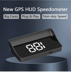 Resim Hud Head-up Display Gps Hız Göstergesi Hız Göstergesi Km/s Kilometre/saat Beyaz Usb Kablolu,jwcwsq 