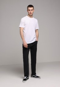 Resim Regular Fit Erkek Siyah Jean Pantolon Colin's