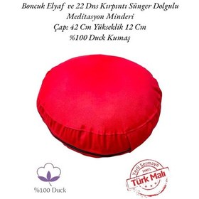 Resim Meditasyon Minderi - Yuvarlak Yoga Minderi Kırmızı 2024-9 