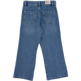 Resim U.S. Polo Assn. Kız Çocuk Açık Mavi Flare Fit Jean Pantolon 50317882-DN0003 