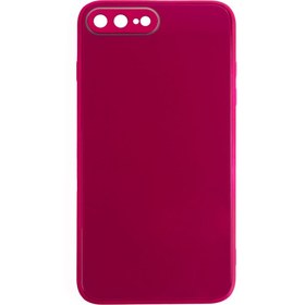 Resim Deluxe iPhone 7 Plus Mat Mor Kılıf 