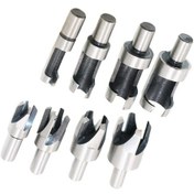 Resim Sones 8'i 1 Arada Karbon Çelik Tirbuşon Ağaç İşleme Delici 