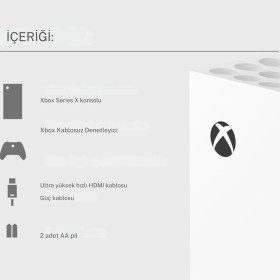 Resim Microsoft Xbox Series x 1 Tb Oyun Konsolu Beyaz - G 