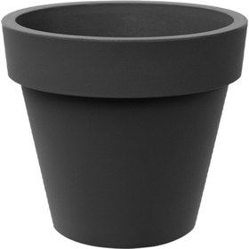 Resim Vaso Standart One 120 Plastik Saksı Antrasit 
