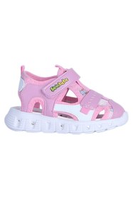 Resim Şirin Genç Şg10 Pembe Işıklı Kız Çocuk Sandalet 