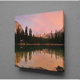 Resim Doğanın Yansıması Kanvas Tablo 25x25cm 