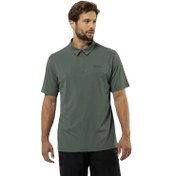 Resim Jack Wolfskin Erkek Polo Tişört Delgami Polo Yeşil 