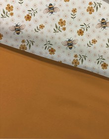 Resim Evmila Minik Arılar Desenli Nevresim Takımı - 160x220cm Nevresim +50x70cm Yastık Kılıfı+90x190cm Çarşaf 