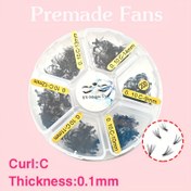 Resim 600 adet Kurlü Kirpik Uzatımı 1 Kutu - 0.1mm Kalınlık, 9mm-14mm Uzunluklar, Doğal Görünüm DIY Kirpik Güçlendirici, Başlangıç Seviyesi, DIY Kirpik Uzatımı | Doğal Görünüm Kirpikler | Dayanıklı Kirpik Uzatmaları, Kirpik Aksesuarları 