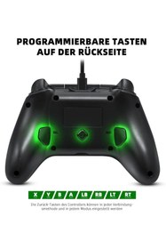 Resim WOTOBE PC Kablolu USB Gamepad Windows 10/11 Uyumlu 3,5 mm Ses Jaklı Makro ve Turbo Tuşlu Oyun Kolu 