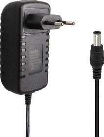 Resim Nacario Weko 12 Volt - 2.5 Amper 5.5*2.5 Uçlu Yerli Üretim Plastik Kasa Priz Tipi Adaptör 