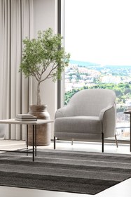 Resim Enza Home Varena Berjer - Açık Gri 