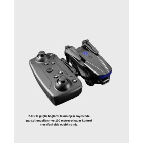 Resim 4K Kamera Özellikli Katlanabilir Drone Wi-Fi ve Yükseklik Sabitlemeli Nemere 