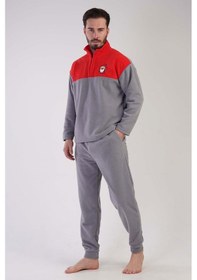 Resim Sevim Erkek Uzun Kol Polar Gri Pijama Takım C2t8n1o303 001 