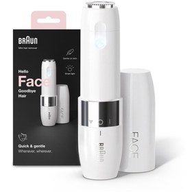 Resim Braun FS1000 Smartlight Kablosuz Islak\u002FKuru Işıklı Hassas Ciltler İçin Yüz Bölgesi Şarjlı Epilatör 