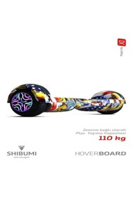Resim SHIBUMI Elektrikli Kaykay Hoverboard 350 Watt Kırmızı Beyaz Garantili Lityum Pil 