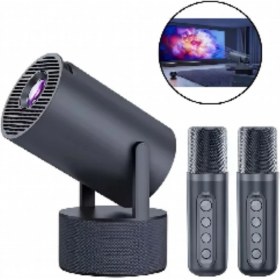 Resim Zero Land Android Sistemli Jeksiyon Karaoke 180° Döner Başlıklı Eğlence Sistemi 