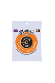 Resim Hype Store MARTIN Aktik gitar telleri esnek Core Ctom 11/47 fosfor bronz ve ipek MA130FX 