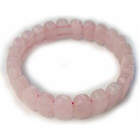 Resim Pembe Kuvars Bileklik Rose Quartz 677 Çok Renkli 