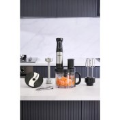 Resim Functionall 2848H Mutfak Robotu Inox Siyah, Çok Fonksiyonlu ve Dayanıklı Tasarım 