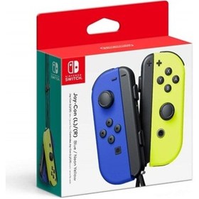 Resim Nintendo Switch Joy Con Pair Controller Oyun Kolu Neon Blue/Yello 