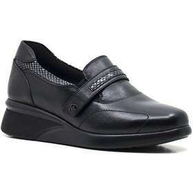 Resim King Paolo G5150 Karamel Komfort - Siyah - Kadın Ayakkabı Siyah 