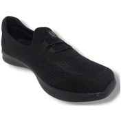 Resim Black Sea 575-25 Anorak Slip On Anatomik Kadın Sneaker Siyah 