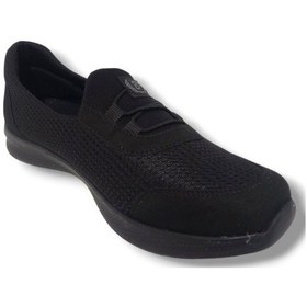 Resim Black Sea 575-25 Anorak Slip On Anatomik Kadın Sneaker Siyah 