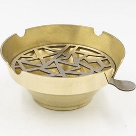 Resim Lazer Kesim Kül Tablası Gold 