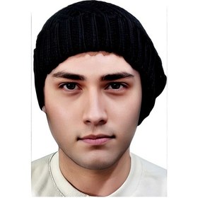 Resim Uniquetrenders Erkek Örgü Triko Kışlık Bere Siyah 