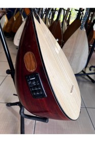 Resim Bircanmüzik Fishmanli Profesyonel Ardıç Tekne Kısa Sap Bağlama (soft kılıf, yedek tel ve mızrap hediye) 