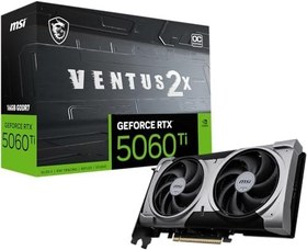 Resim MSI Oyun RTX 5060 Ti 16G Ventus 2X OC Plus Ekran Kartı (16GB GDDR7, 128-bit, Aşırı Performans: TBA MHz, DisplayPort x 3 2.1a, HDMI 2.1b, NVIDIA Blackwell Mimarisi) 