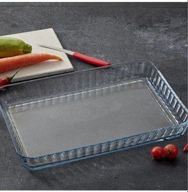 Resim Paşabahçe Mrt - Beyaz Borcam Dikdörtgen Tepsi Fma03121 Cam 