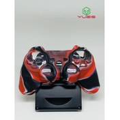 Resim Ps3 Joystick Silikon Kılıf Dualshock Koruyucu Kılıf Desenli Kırmızı Siyah 