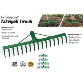 Resim Sgs Takviyeli Tırmık 16 Diş 