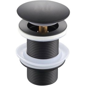 Resim Boheme S Tipi Bas-çek Paslanmaz Lavabo Sifonu Siyah Siyah 