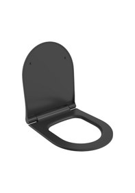 Resim Bocchi Pure Slim Soft Klozet Kapağı Mat Siyah A0336-004 Beyaz 