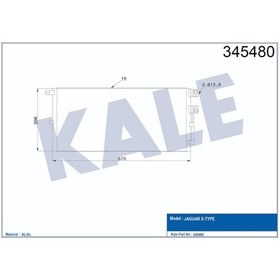 Resim Kondenser Al/Al X Type 504640668 